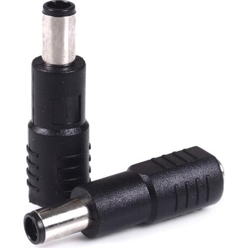 1pc 2.1x5.5mm Female To 5.0x7.4mm Male Dc Power Plug Connector Adapter For Laptop