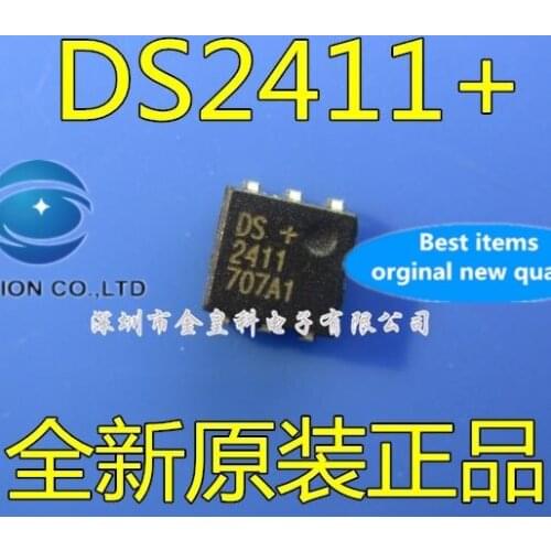 10PCS DS2411 DS2411+ DS2411P+TR TSOC6 DALLAS in stock 100% new and original