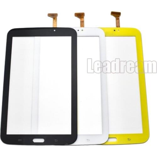 20pcs Free DHL Touch Screen Digitizer Glass Lens for Samsung TAB 3 7.0 Kids SM-T2105 (Wifi) T2105 Yellow Black White
