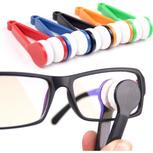 5pcs High Quality Portable Multifunctional Glasses Sunglasses Cleaning Cloth Microfiber Wipe Eyeglass Cleaner Tools
