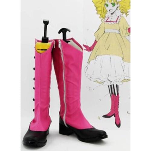 Black Butler Elizabeth Pink Cosplay Boots Shoes Anime Party Cosplay Show Boots Custom Made for Adult Women Shoes