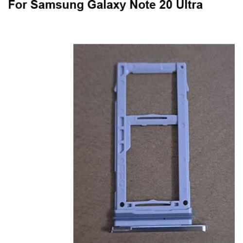 2PCS For Samsung Galaxy Note 20 Ultra New Tested Good Sim Card Holder Tray Card Slot Note20 Ultra Sim Card Holder Replacement