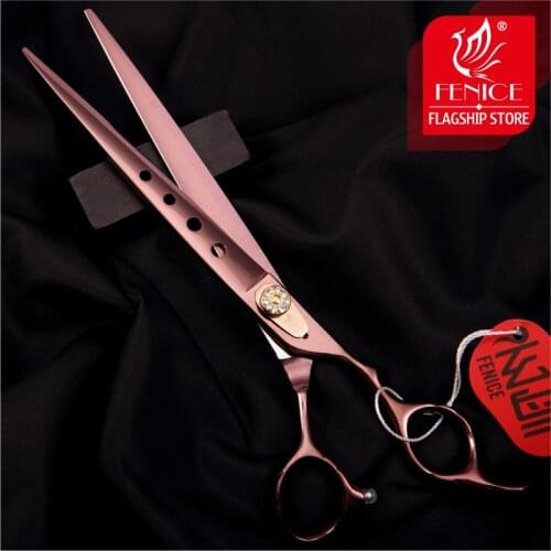 Fenice 7.0/7.5/8.0 inch Professonal Grooming Scissors for Dogs JP440C Cutting Shear Antique Golden Color