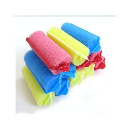 Barber Hairdressing Hairstyling Twist Tools Kit Buckle Soft Sponge Foam Hair Curler Roller Easy Curling Styling Salon