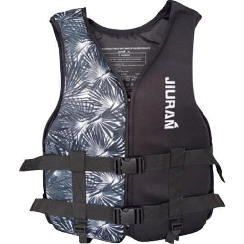 Outdoor Rafting Neoprene Life Jacket Swimming Snorkeling Wear Fishing Kayaking Boatin Waistcoat Suit For Children Adult Dropship