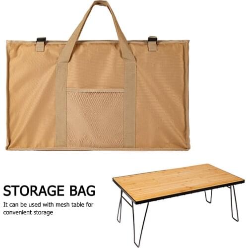 Hiking Camping Tent Folding Table Storage Bag 600D Oxford Waterproof Outdoor Sports Travel Picnic BBQ Pouch Accessories