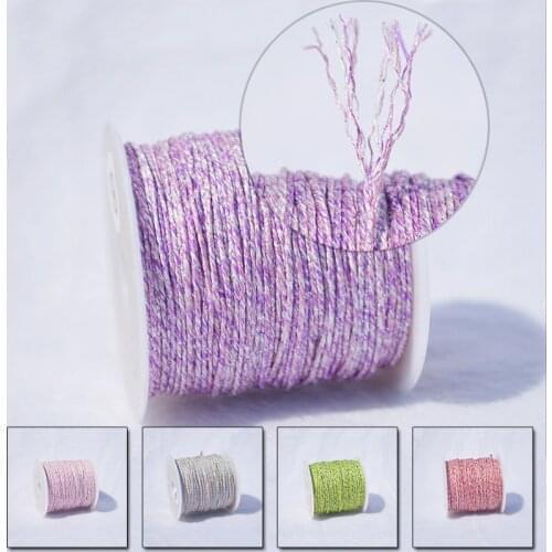 16-100Meters Gold Silver Color Thread Cord String Strap For Bracelet Necklace Rope Tag Line Jewelry Making Supply DIY Accessory