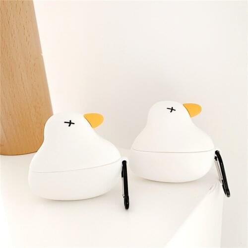 For HUAWEI FreeBuds Pro Case Silicone Duck Cartoon Cute Cover Wireless Earphone Headphone Cases Headphone Protector Charging Box