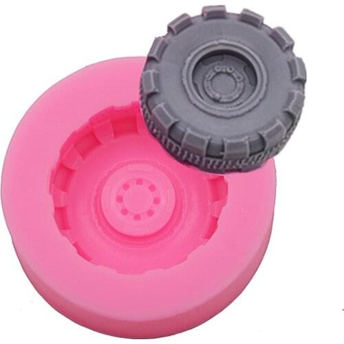 Medium wheel cake silicone mold handmade chocolate craft soap mold lace cake dessert decorative mold DIY biscuit baking tools