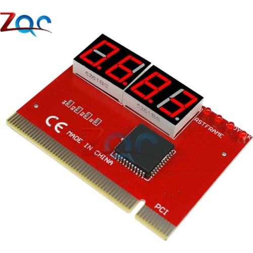 LED 4 Digit Analysis Diagnostic Tester POST Card PCI Computer PC Analyzer Motherboard Tester