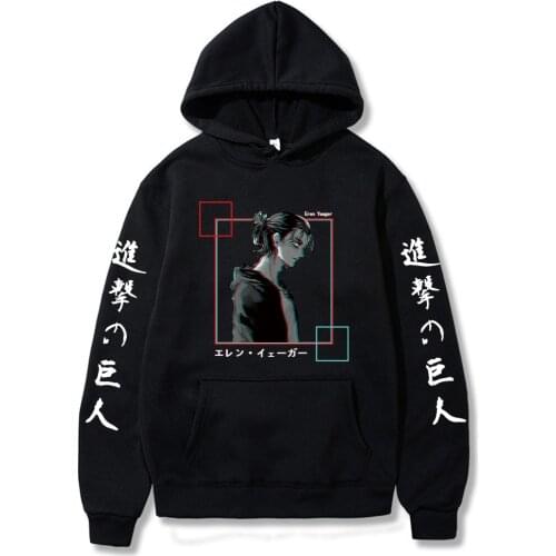 2021 Attack On Titan Hoodie Fashion Pullovers Casaul Tops Men Womens Sweatshirts Tops Unisex