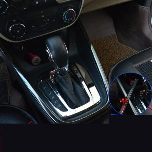 Stainless Steel U shape Center Console Gear Decorated Frame For Ford Escort AAA128