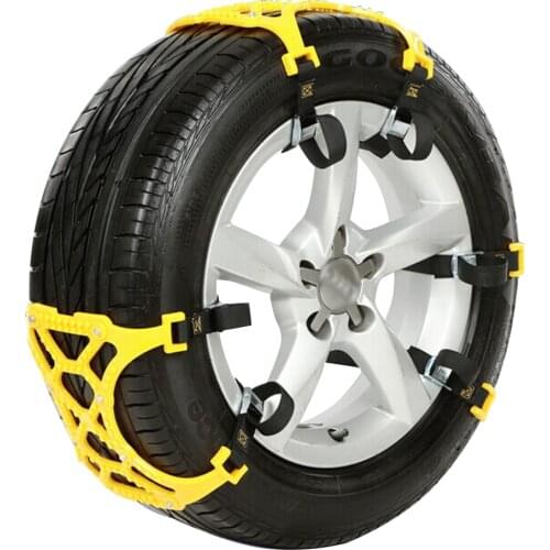 3 Pcs/lot Universal TPU Snow Chains Suit For 165-265mm Car Vehicle SUV Winter Roadway Safe Snow Tire Wheel Chain Anti-skid Belt