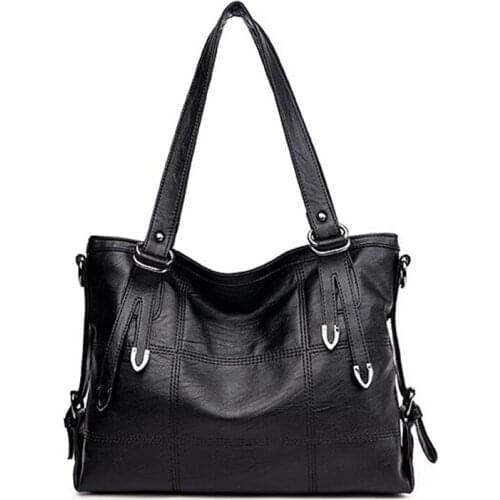 PU Leather Female Handbag Autumn Messenger Bag Large Size Women Shoulder Bag Daily Vintage Women Crossbody Bag Causal Tote