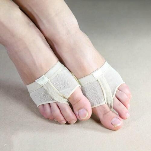 Women Belly Ballet Dance Foot Pad Protection Paws Toe Thongs Shoes Socks Lyrical Covers Indian Practice Dancing Accessories