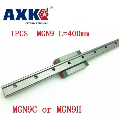 9mm Linear Guide Mgn9 L= 400mm Linear Rail Way + Mgn9c Or Mgn9h Long Linear Carriage For Cnc X Y Z Axis
