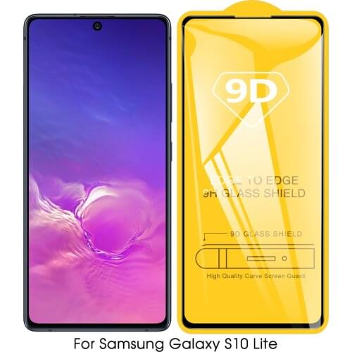 9D Protective Glass For Samsung Galaxy S10 Lite S10e Tempered Glass For Samsung S21 S20 fe s21Plus 10 e S10lite Screen Protector