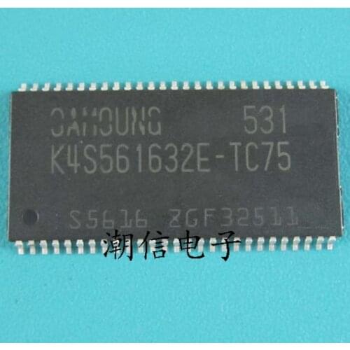 Free shipping new%100 new%100 K4S561632E-TC75 TSSOP-54