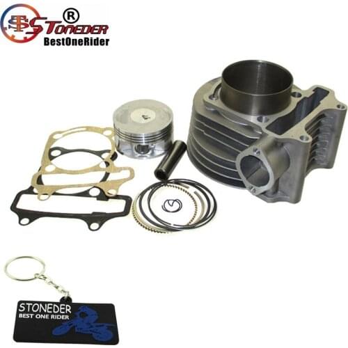 STONEDER 180cc Cylinder 61mm Big Bore Kit For GY6 125cc 150cc 1P52QMI 1P57QMJ Engine Scooter Moped ATV Quad