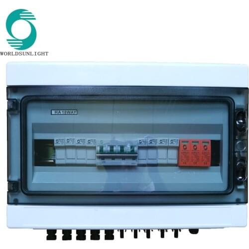 WSDB-PV4/1 Photovoltaic Array Combiner Box 4 String PV solar input array 1 PV solar output for off grid solar generation system