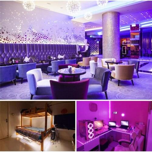 LED Flexible Ribbon Strip Light Led Light Strip RGB Tape Diode Energy saving environmentally APP bluetooth WIFI Controller 5z