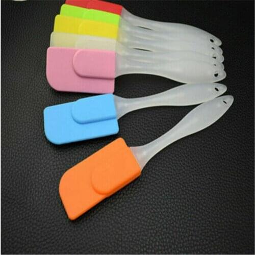 Cake Silicone Scraper Cream Brush Batter Knife Tool Spatula Baking Butter Mixing