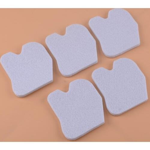 LETAOSK New 5PCS White Cotton Air Filter 545061801 Fit For Husqvarna 235 235E 236 236E 240 240E Chainsaw
