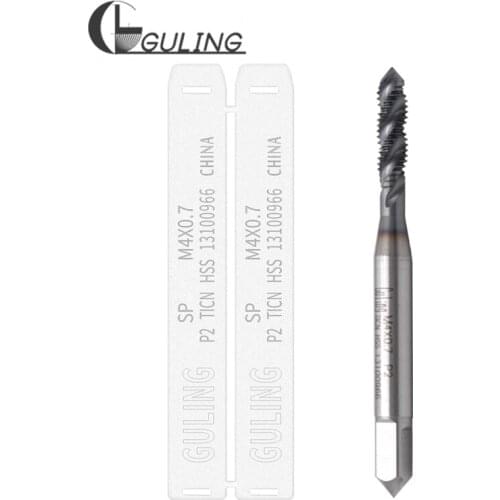 HSS Metric With TICN Spiral Fluted Tap M3 M4 M5 M6 M8 M10 M12 X0.5 X0.7 X0.8 X1 X1.25 X1.5 X1.75 Machine Screw Thread Taps