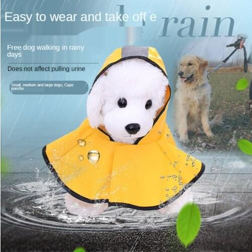 Fashion Dog Raincoat Waterproof Poncho Rain Coat for Dogs Outdoor Waterproof Pet Clothes Chihuahua