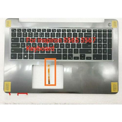 NEW Laptop LCD Back Cover/Front bezel/Hinges/ For DELL Inspiron 15 5565 5567 keyboard 024TTM 0NP37J 0FYJW7 0T7J6N