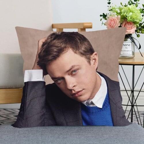 New Arrival Dane DeHaan Pillowcase Wedding Decorative Pillow Cover Custom Printed Soft Satin Fabric Pillow Cases Not Fade