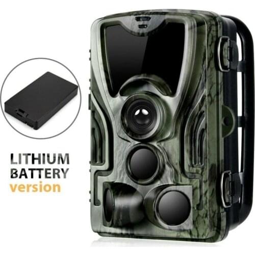 16MP 1080P Outdoor Hunting Trail Camera with 5000 MAh Lithium Battery IP65 Waterproof Game Cam Photo Traps Wild Surveillance