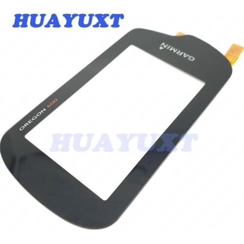Original used Glass cover screen for GARMIN OREGON 600 with Touch screen digitizer for OREGON 600 lcd garmin Repair replacement