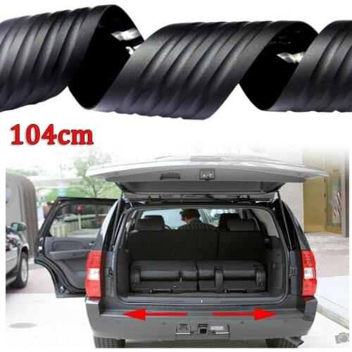 Car Trunk Bumper Anti-Scratch Rubber Protection Strip Auto Sill Tail Box Guard Sticker Cover Anti-Collision Pad 90cm 104cm