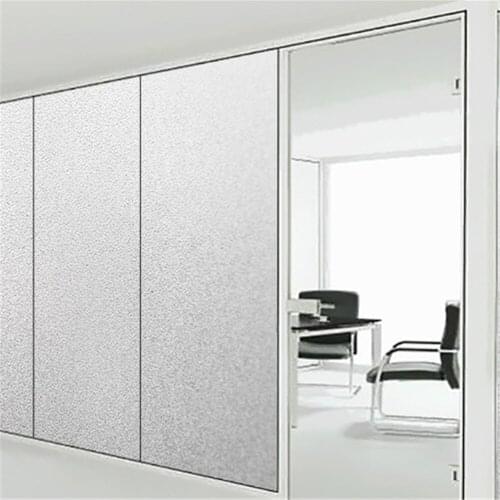 45x100cm Removable Frosted PVC Static Cling Glass Window Films Decoration Film Stickers Privacy Office Home Bathroom Decor