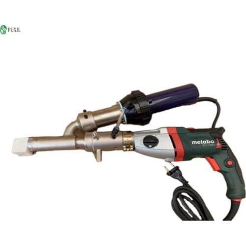 Extrusion type plastic Geomembrane welding torch Plastic sheet welding torch Plastic welding machine pe welding tool