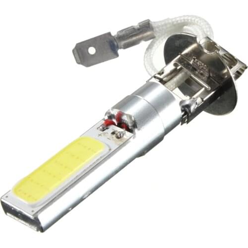 2pcs/lot H3 COB LED Auto Light Bulbs HeadLight Fog Light Lamp Bulb Light Source Parking 12V Super Bright White 6000K