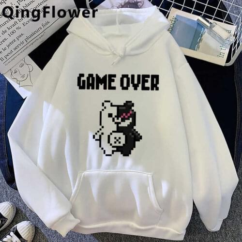 Danganronpa Monokuma Mikan Tsumiki hoodies male printed Korea men clothing hoody printed