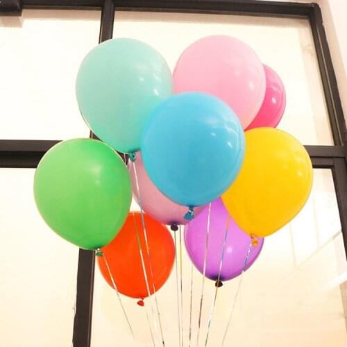 10pcs 10 inch matt latex balloons hotel mall wedding venue birthday party decoration balloons wholesale latex balloons