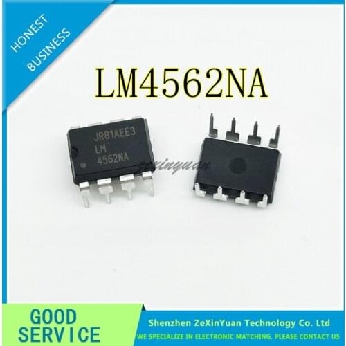 10PCS/LOT LM4562NA LM4562N LM4562 DIP-8 100% New original