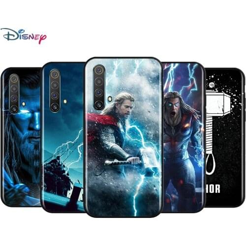 Silicone Black Cover Thor Tales Of Asgard For Realme 2 3 3i 5 5S 5i 6 6i 6S 7 Global X7 Pro 5G Phone Case Shell