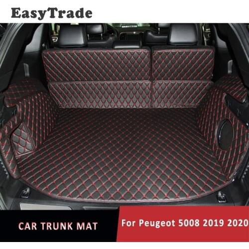 For Jeep Compass Grand Cherokee Leather Car Trunk Mats Liner Carpet Guard Protector Cushion Mat All Inclusive 2017 2019 2020