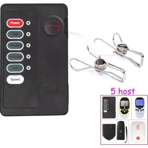 Medical Electro Shock Nipple Clamps Nipple Clip Powerful Metal Clitoris Clip Electro Stimulation Sex Toys For Men And Women