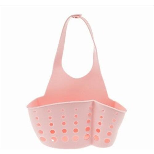 1pc Sink Caddy Storage Baskets Kitchen Hanging Drain Bag Basket Bath Storage Tool Sink Holder Soap Holder Bathroom Holder Pocket