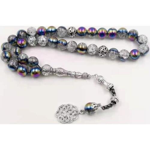 Crystal tasbih 2021 NEW Style misbaha 33 beads bracelet muslim Eid Adha gift accessories on hand islamic turkish fashion jewelry