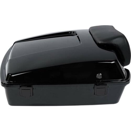 Motorcycle 5.5" Razor Pack Trunk Backrest Base Plate For Harley Tour Pack Touring Electra Glide Road Glide Road King 1997-2013