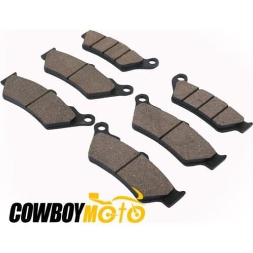 Motorcycle Front + Rear Disc Brake Pads For KTM ADVENTURE 990 990R 2008 2009 2010 2011 2012, 950 Adventure/S 2004-2006 2005