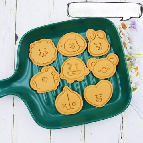 Popular Cartoon 3d Three-dimensional Pressing Biscuit Pastry and Bakery Accessories Baking Molds Family Parent-child Children