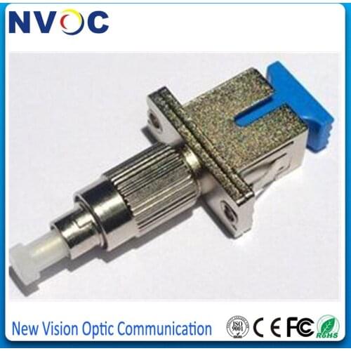 SC Female to FC Male Fiber Optic Adapter,FC-SC Single Mode Simplex Fiber Optic Adapter Coupler