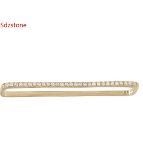 2020 New Fashion AAA CZ Earrings For Women Punk Style Ear Cuff Clip Earrings Female Jewelry